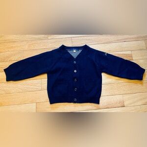 Zara Dark Blue Wool Sweater Blazer